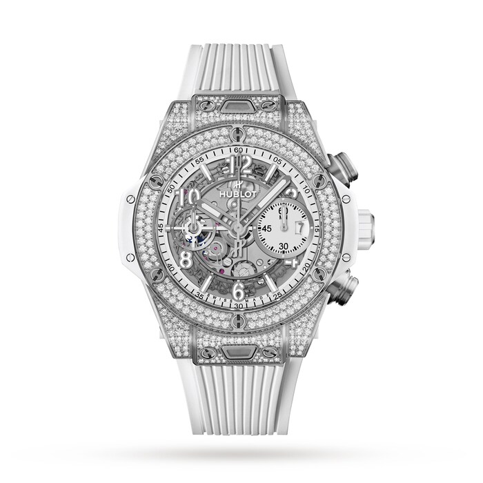 Hublot Big Bang Unico Titanium White Pavé 42mm