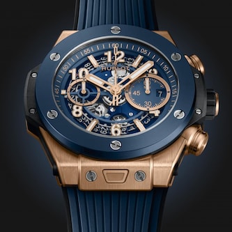 Hublot Big Bang Unico King Gold Blue Ceramic 44mm