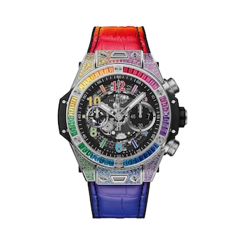 Hublot Big Bang Unico Titanium Rainbow 44mm Mens Watch