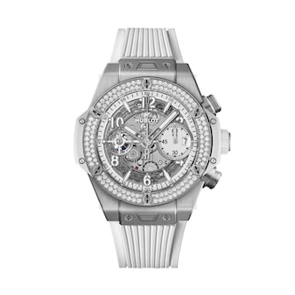 Hublot Big Bang Unicon Titanium White Diamonds 42mm Mens Watch