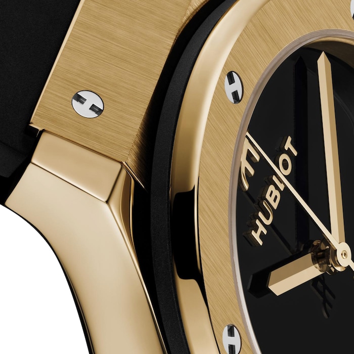 Hublot Watch Classic Fusion King Gold 33 mm, Black