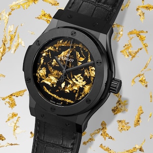 Hublot Classic Fusion Gold Crystal Ceramic 42mm