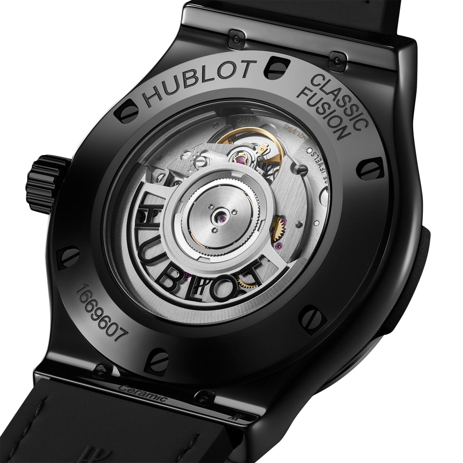 Hublot classic fusion outlet ceramic gold crystal price