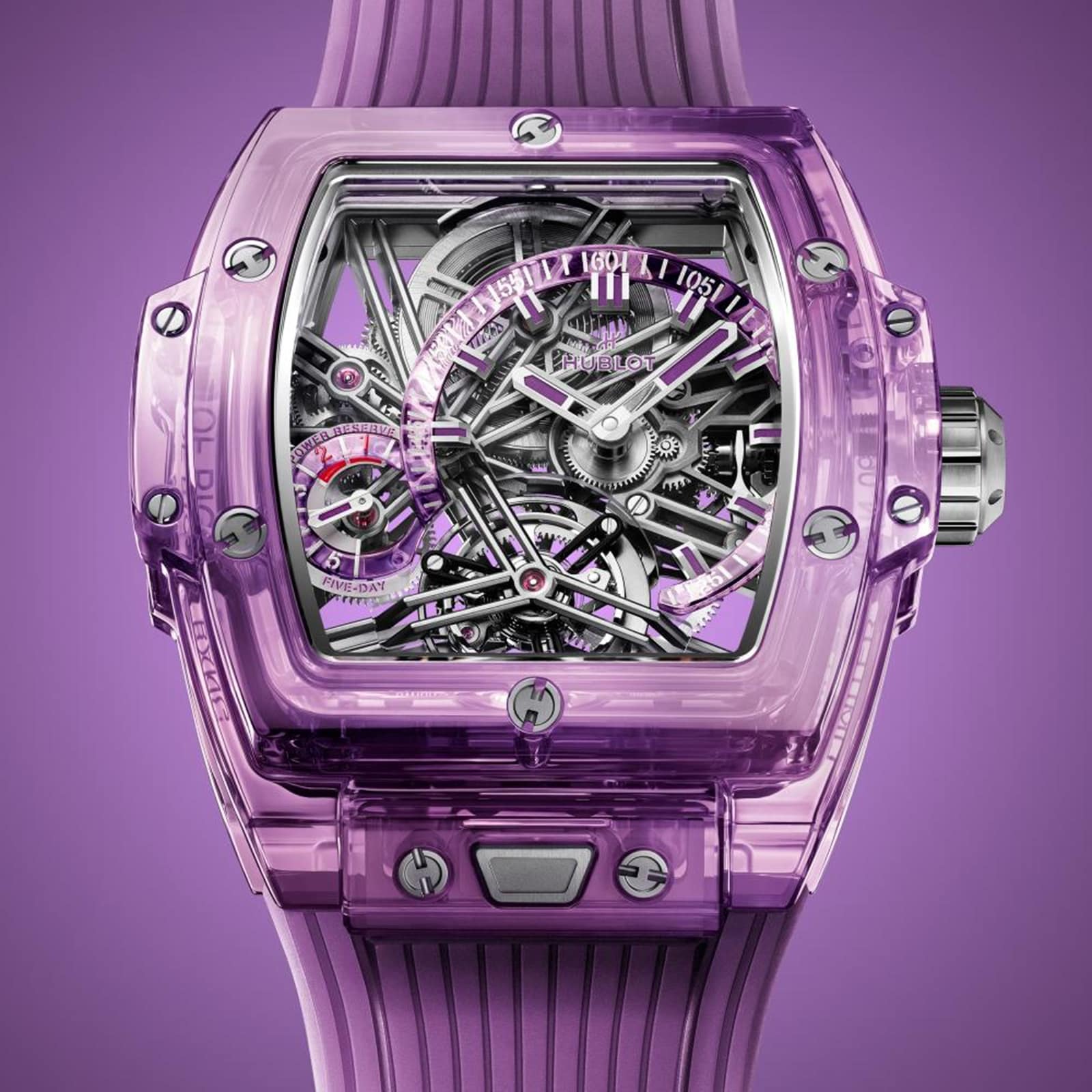 Hublot purple top