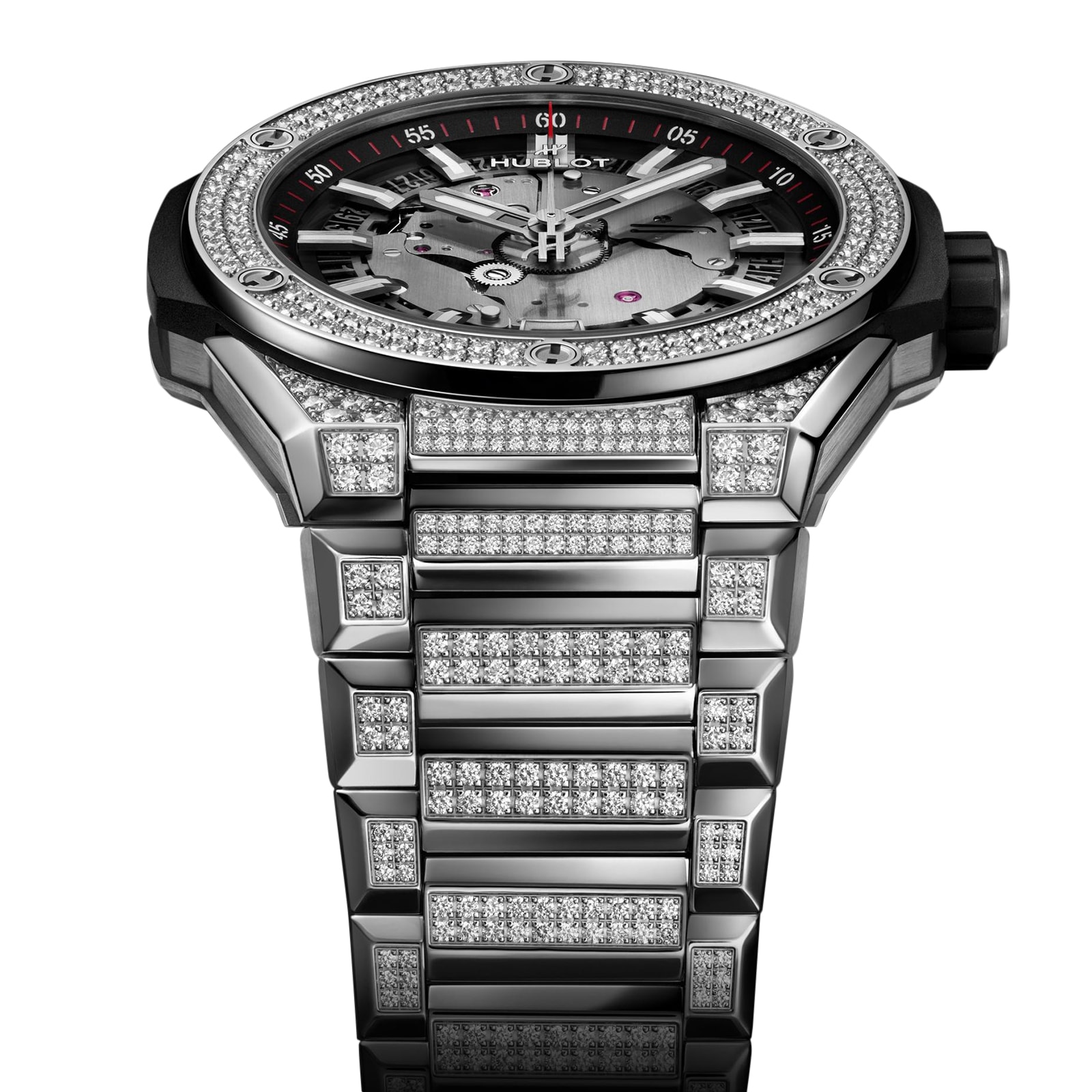 Hublot Big Bang Integrated Time Only 40mm - Titanium Pave