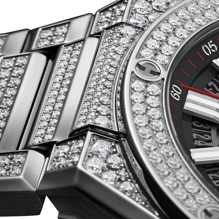 Hublot Big Bang Integrated Time Only 40mm - Titanium Pave