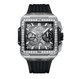 17171101 - Square Bang Unico Titanium Diamonds 42mm
