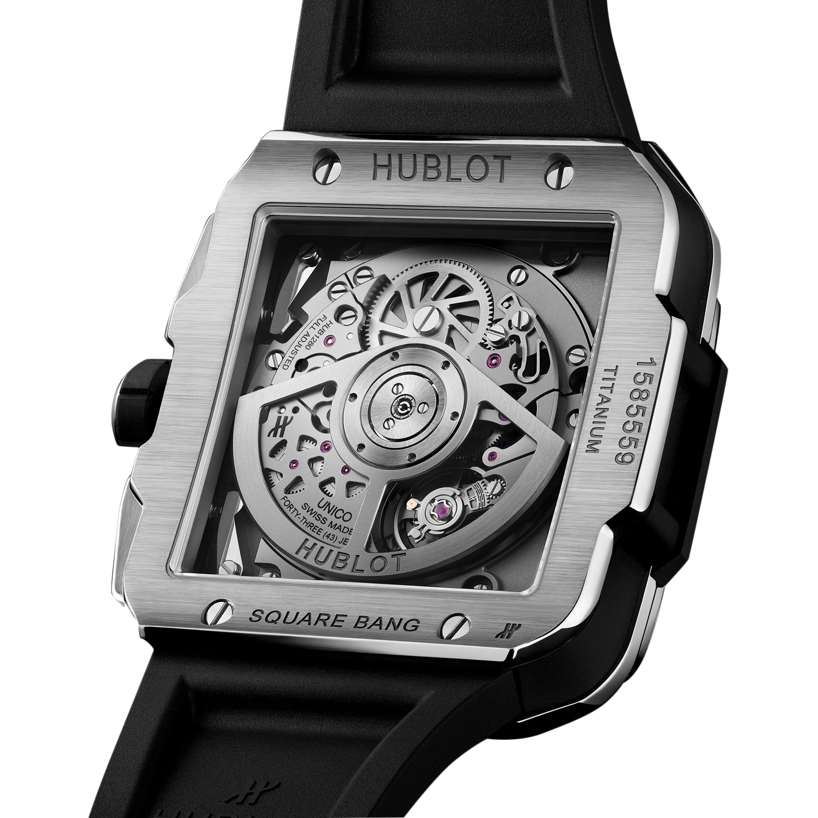 Hublot Square Bang Unico Titanium Diamonds 42mm