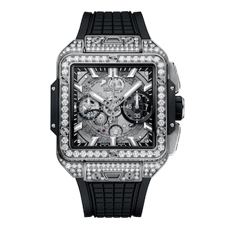Hublot Square Bang Unico Titanium Pave 42mm