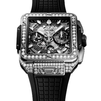 Hublot Square Bang Unico Titanium Pave 42mm