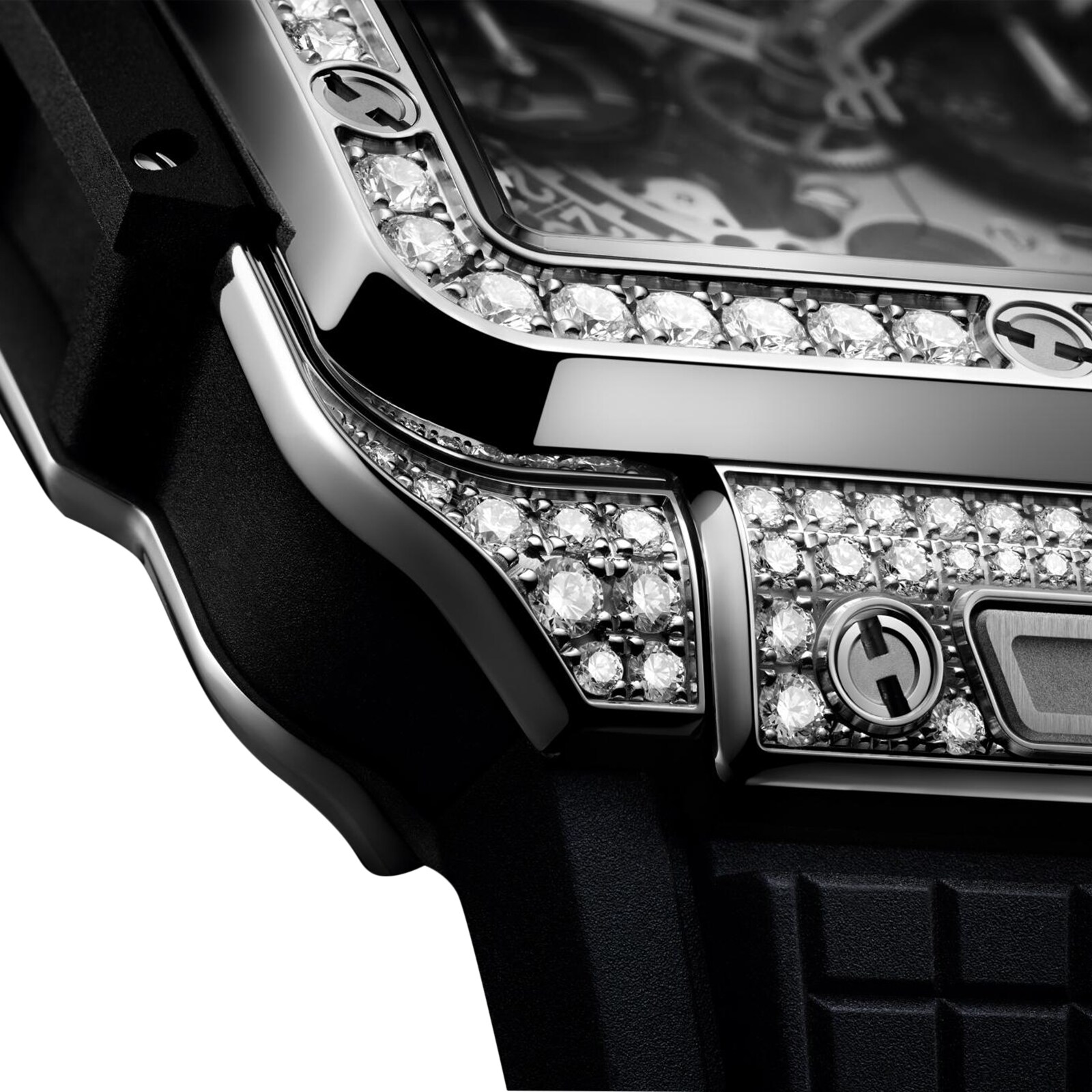 Hublot Square Bang Unico Titanium Pave 42mm