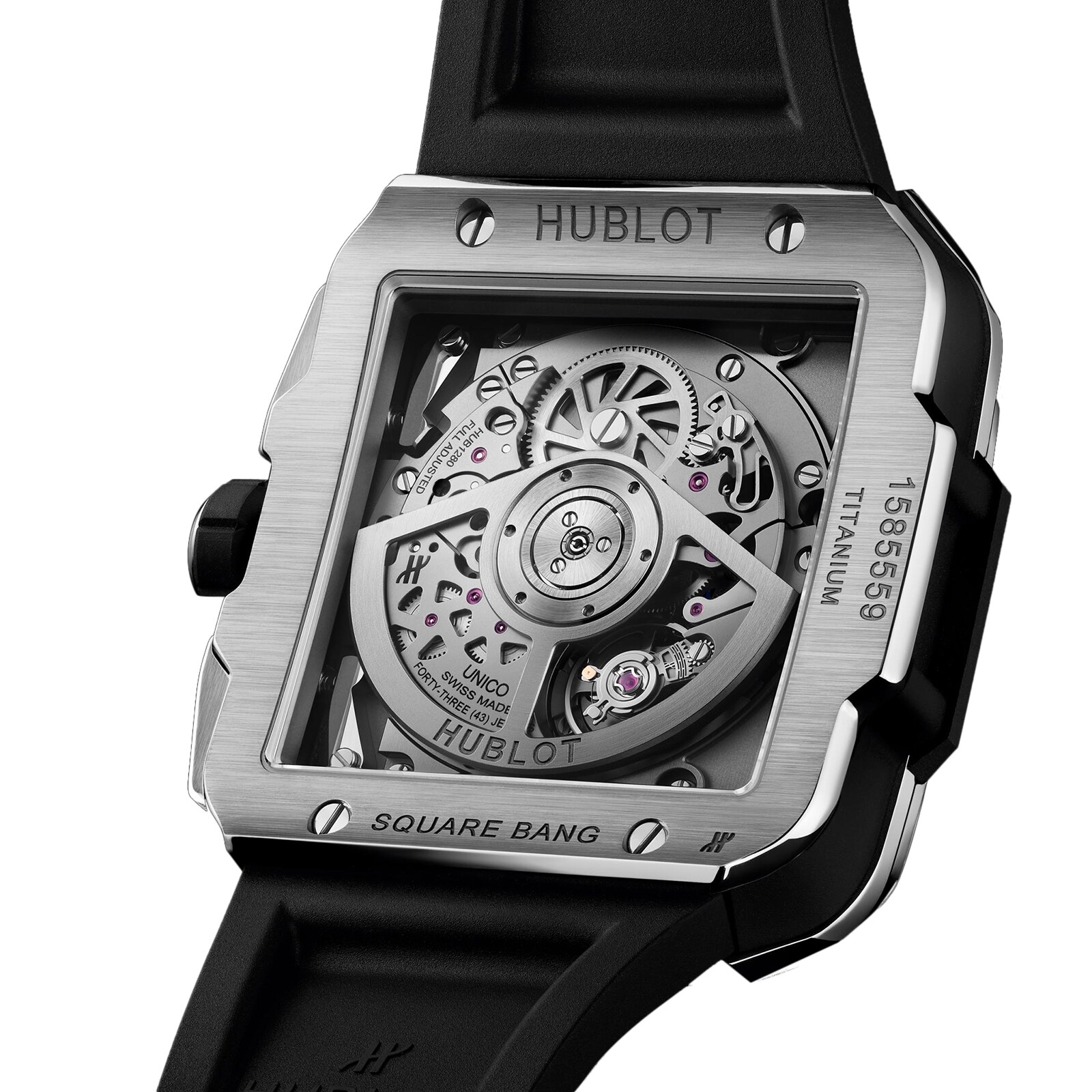 Hublot Square Bang Unico Titanium Pave 42mm