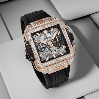 Hublot Square Bang Unico King Gold Jewellery 42mm