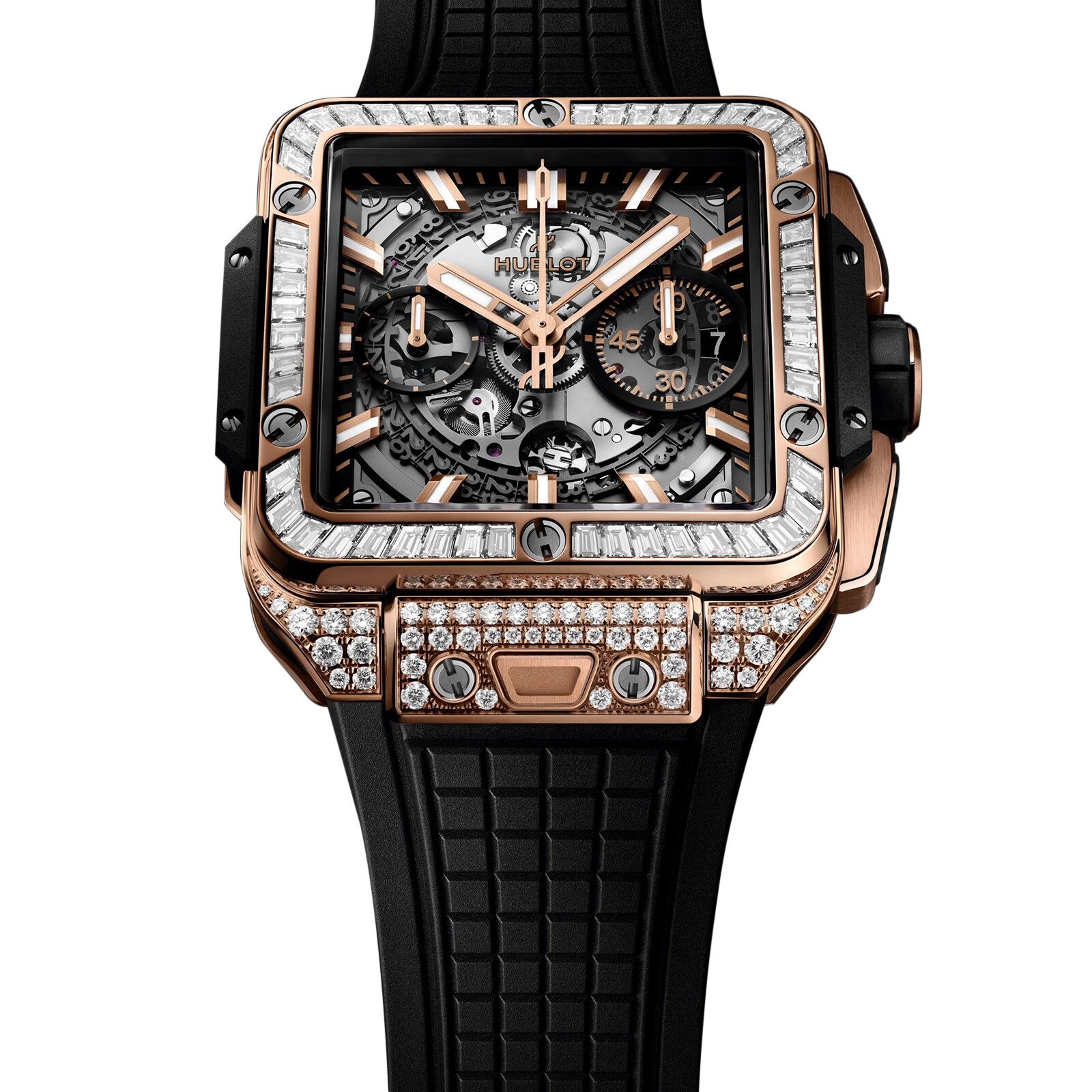 Hublot Square Bang Unico King Gold Jewellery 42mm