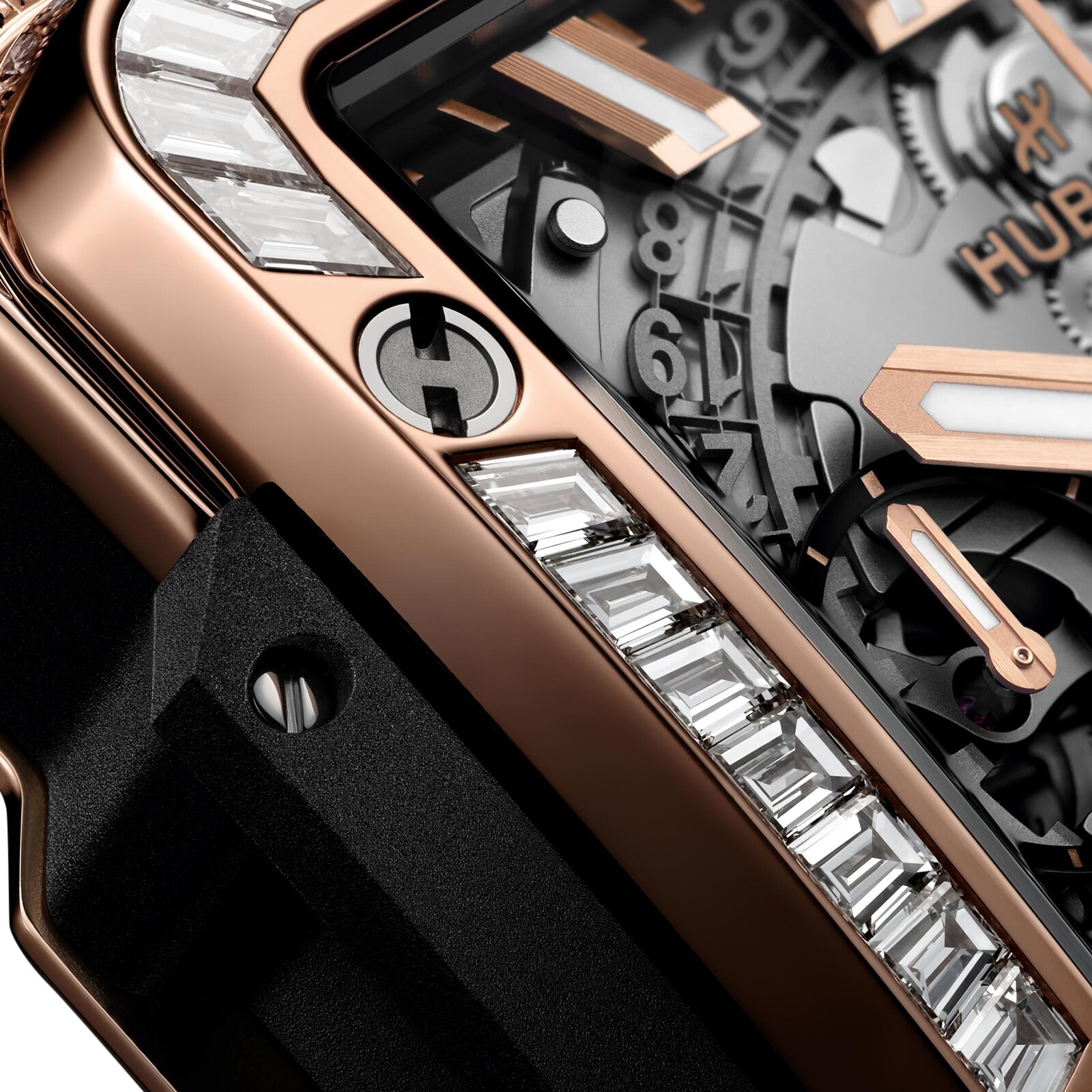 Hublot Square Bang Unico King Gold Jewellery 42mm