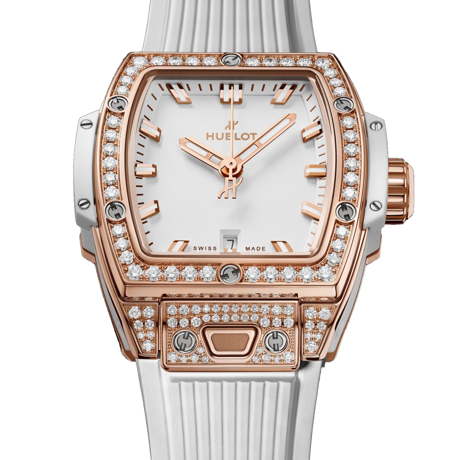 Hublot Spirit Of Big Bang King Gold White Pave 32mm