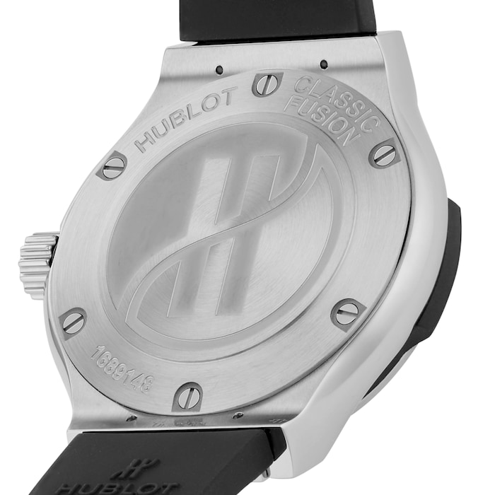 Hublot Classic Fusion Titanium Diamonds 33mm Ladies Watch Black