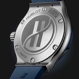 Hublot Classic Fusion Titanium Blue 33mm Ladies Watch