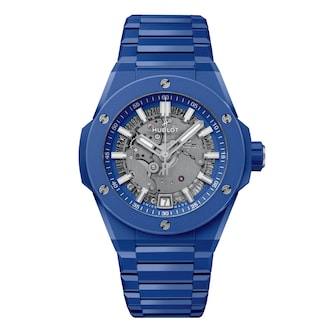 Hublot Big Bang Integrated Time Only Blue Indigo Ceramic 40mm Limited Edition Mens Watch Grey Hublot Big Bang Integrated Time Only Blue Indigo Ceramic 40mm Limited Edition Mens Watch Grey