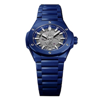 Hublot Big Bang Integrated Time Only Blue Indigo Ceramic 40mm Limited Edition Mens Watch Grey Hublot Big Bang Integrated Time Only Blue Indigo Ceramic 40mm Limited Edition Mens Watch Grey
