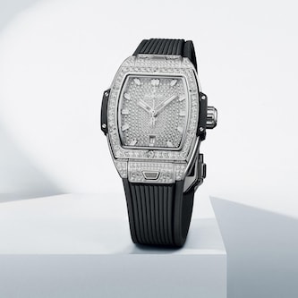 Hublot Spirit Of Big Bang Steel Full Pave 32mm Unisex Watch