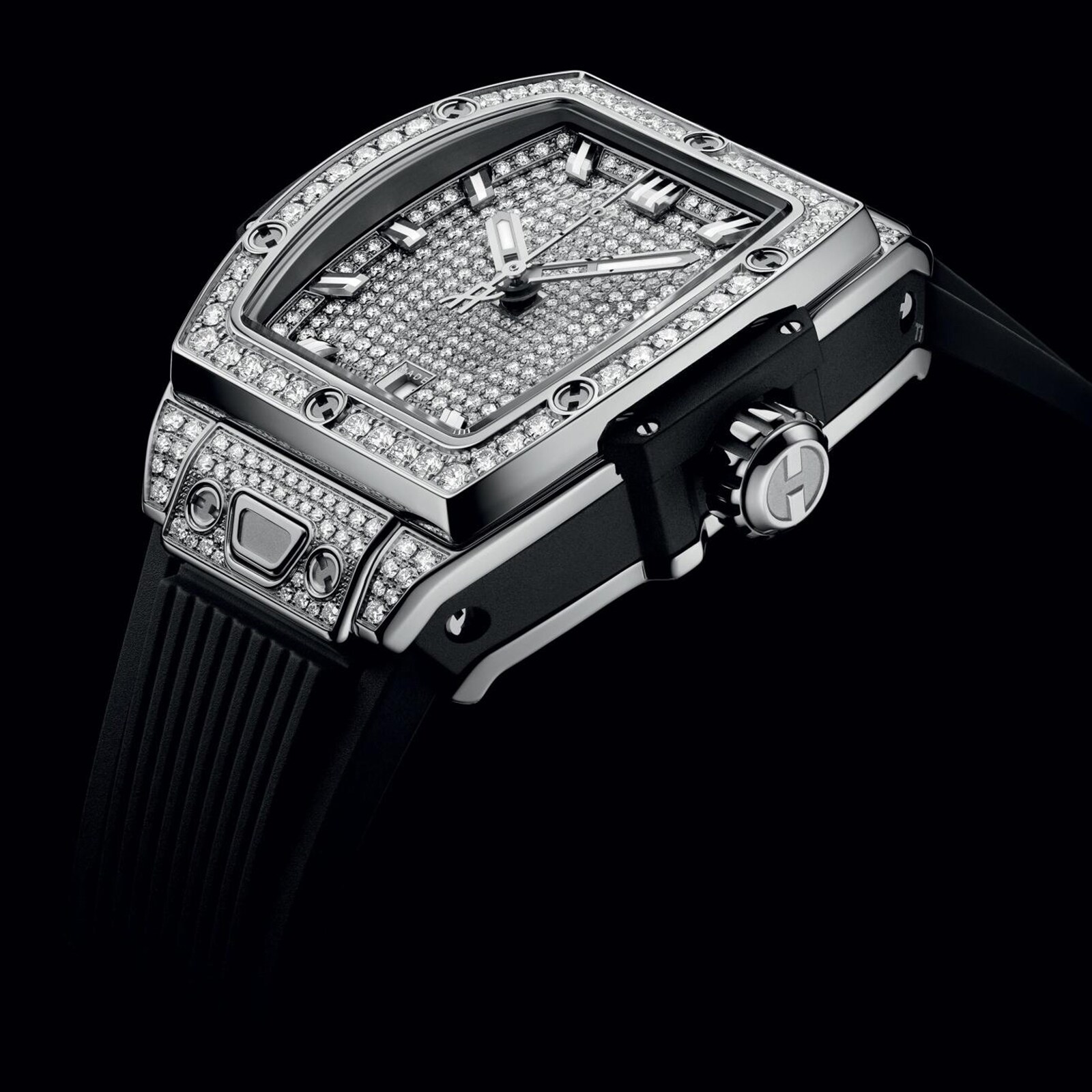 Hublot Spirit Of Big Bang Steel Full Pave 32mm Unisex Watch