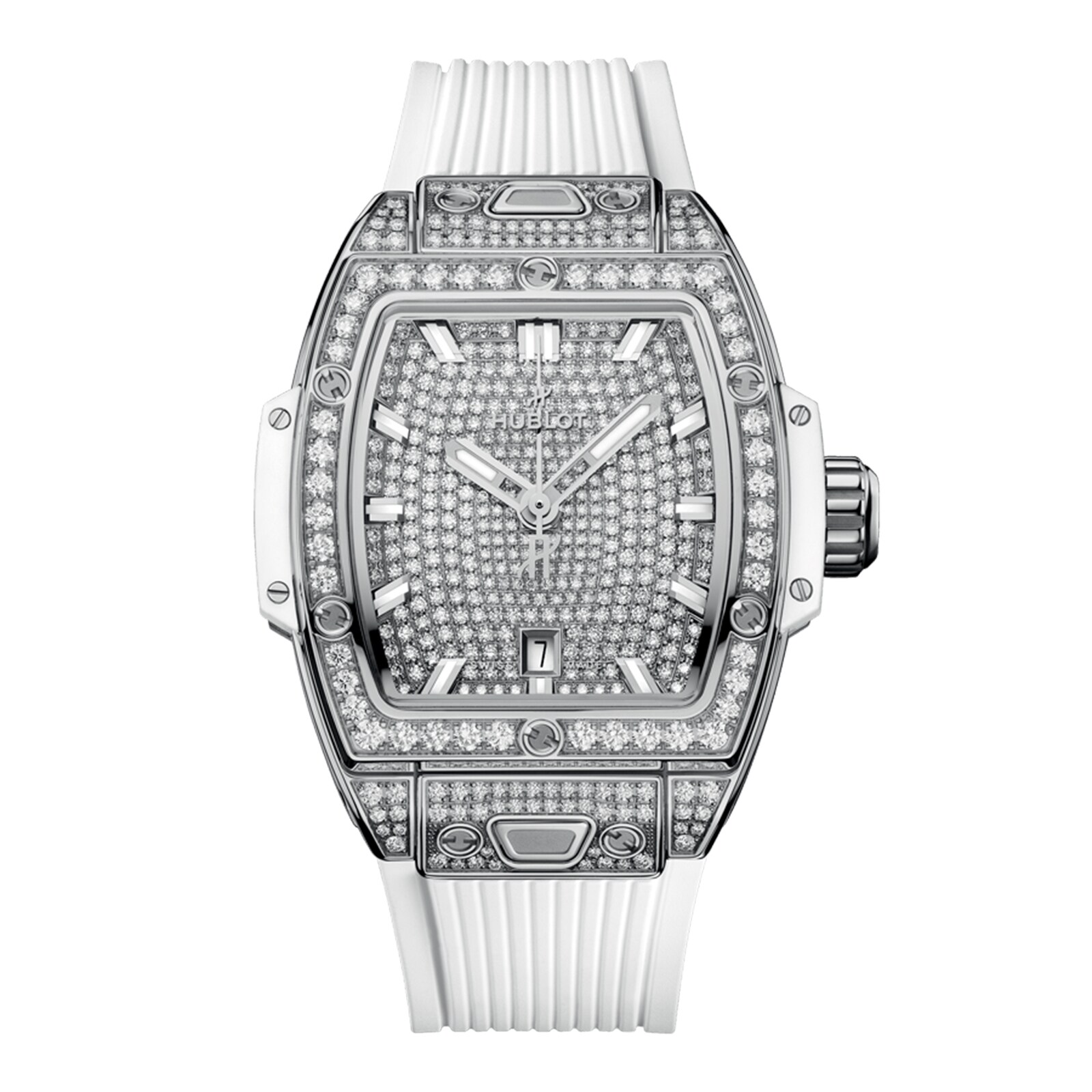 Hublot Spirit Of Big Bang Steel White Full Pave 32mm Unisex Watch