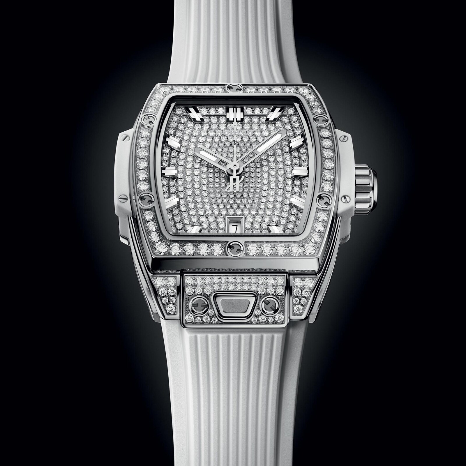 Hublot Spirit Of Big Bang Steel White Full Pave 32mm Unisex Watch