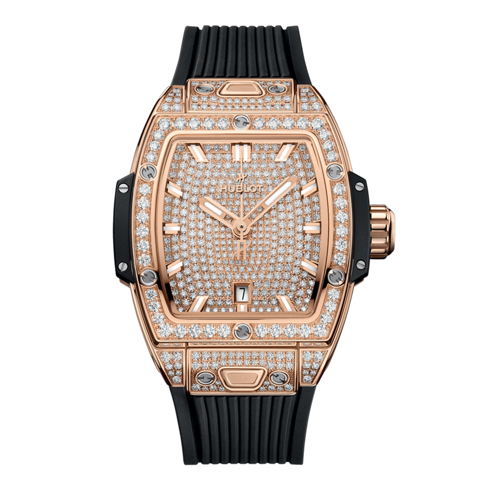 Hublot Spirit Of Big Bang King Gold Full Pave 32mm Unisex Watch