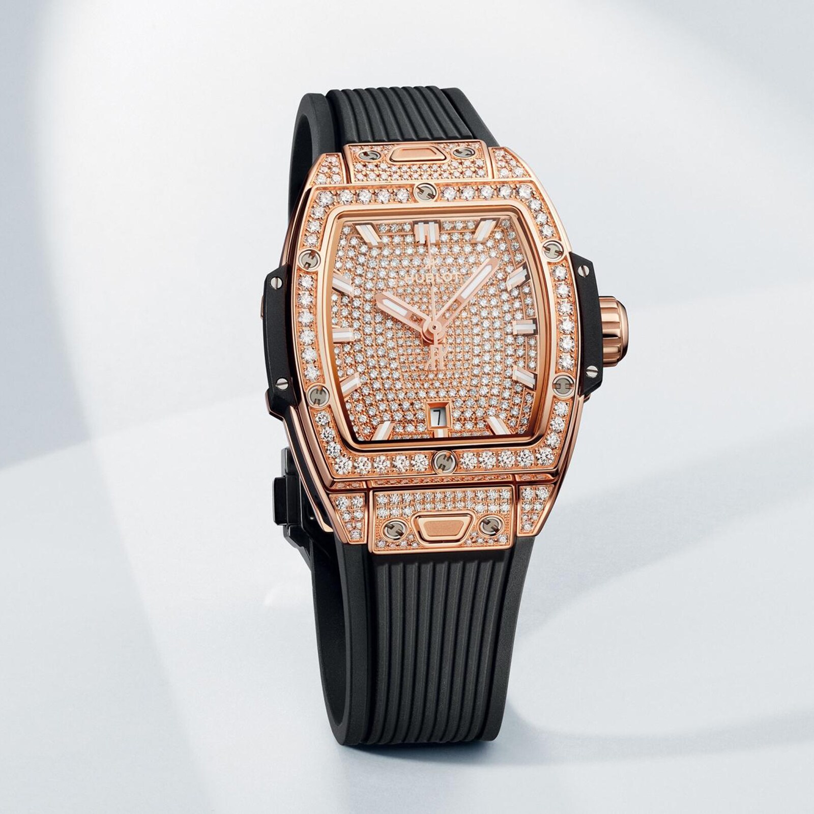 Hublot Spirit Of Big Bang King Gold Full Pave 32mm Unisex Watch