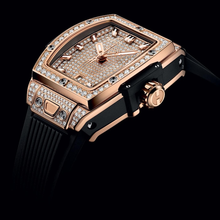 Hublot Spirit Of Big Bang King Gold Full Pave 32mm Unisex Watch