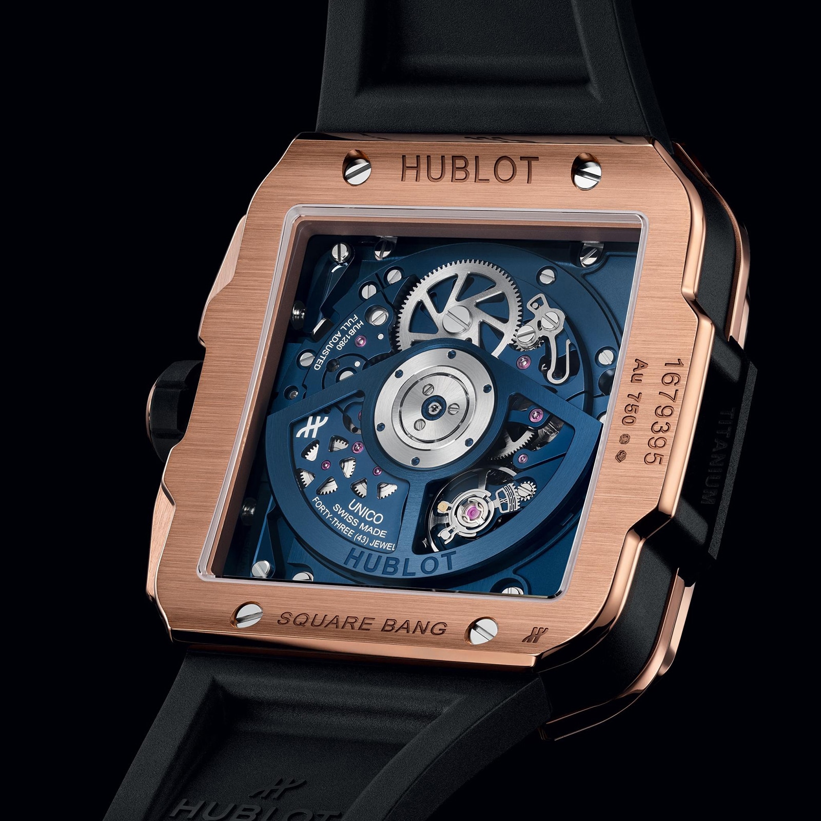 Hublot blue king gold on sale