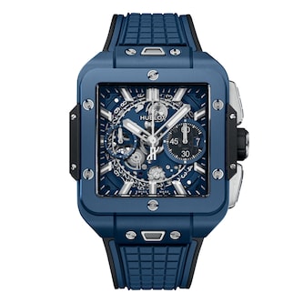Hublot Square Bang Unico Blue Ceramic 42mm Mens Watch Hublot Square Bang Unico Blue Ceramic 42mm Mens Watch
