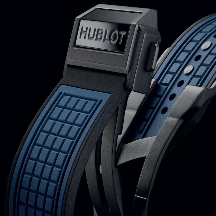 Hublot Square Bang Unico Blue Ceramic 42mm Mens Watch