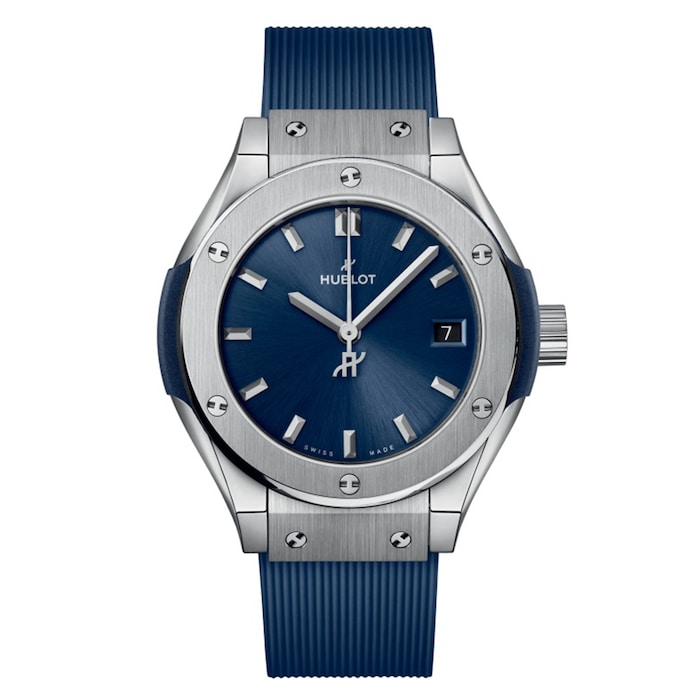 Hublot Classic Fusion Titanium 29mm Ladies Watch Blue