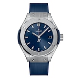 Hublot Classic Fusion Titanium 29mm Ladies Watch Blue