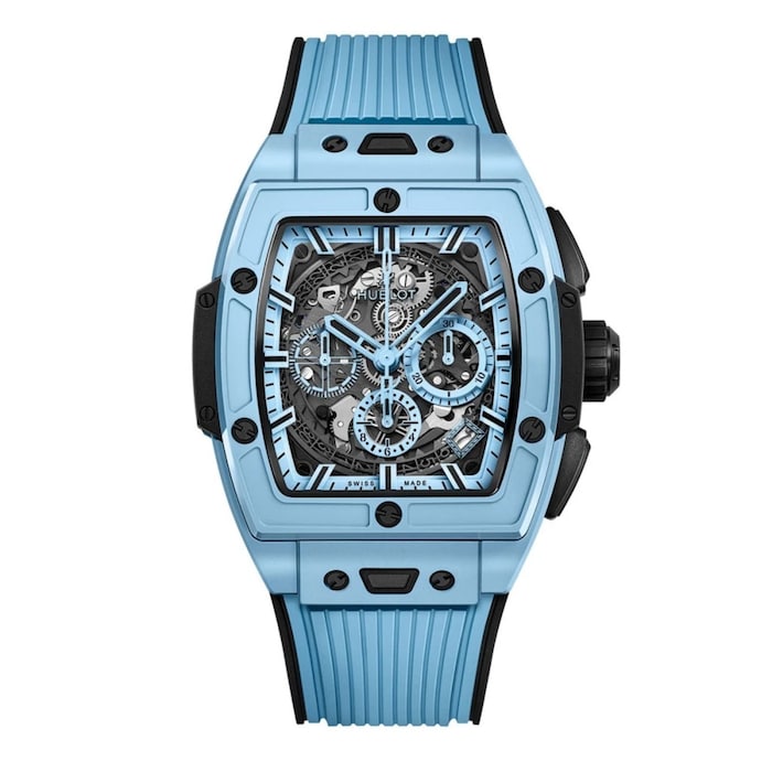 Hublot Spirit of Big Bang Sky Blue Ceramic 42mm Limited Edition Mens Watch