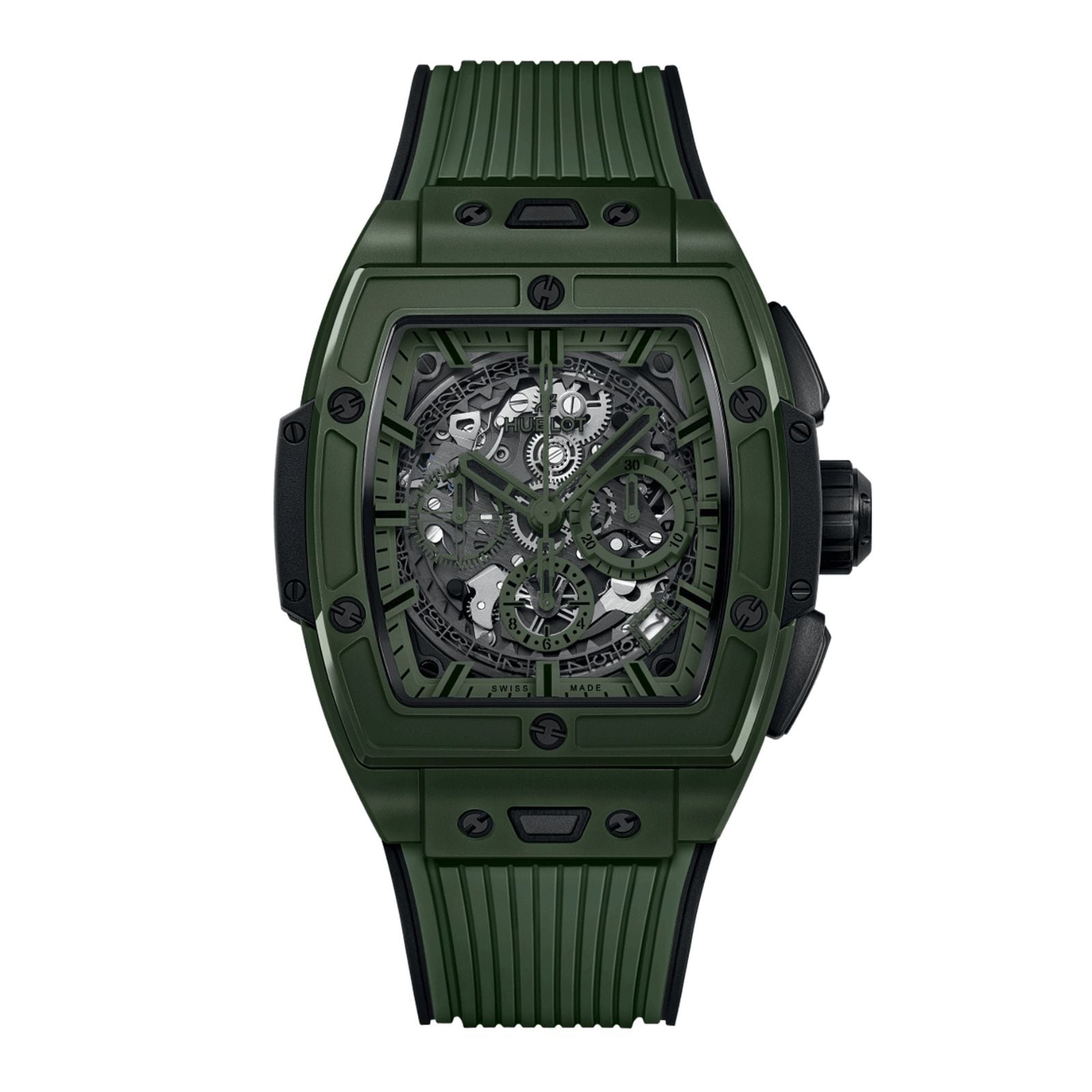 Hublot Spirit of Big Bang Dark Green Ceramic 42mm Limited Edition Mens Watch