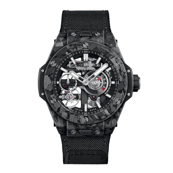 Hublot Big Bang MECA-10 Frosted Carbon 42mm Mens Watch