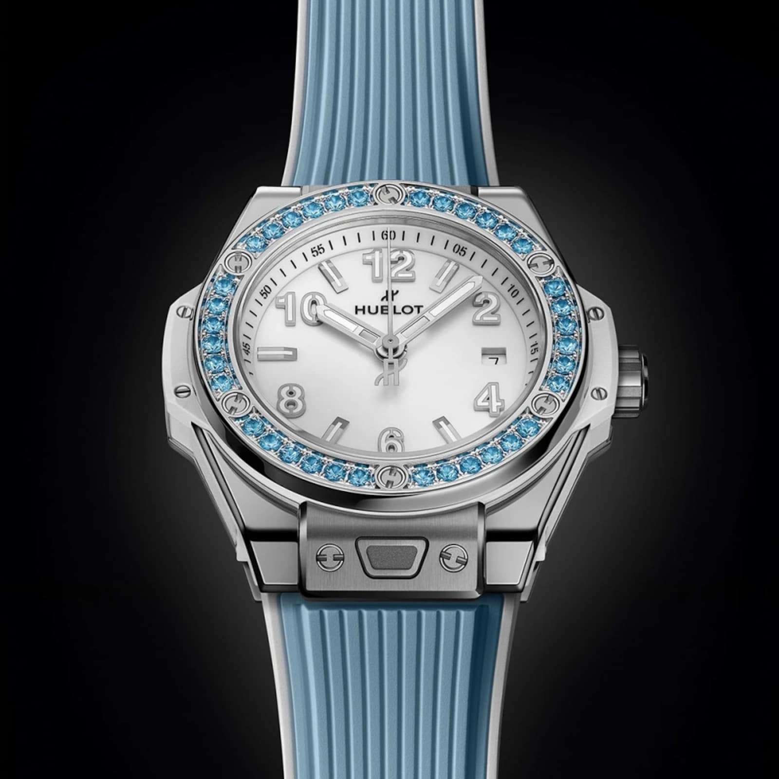 Hublot Big Bang One Click Joyful Steel Sky Blue 33mm