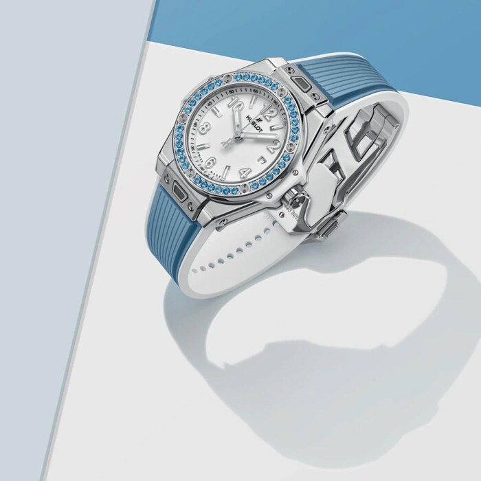 Hublot Big Bang One Click Joyful Steel Sky Blue 33mm