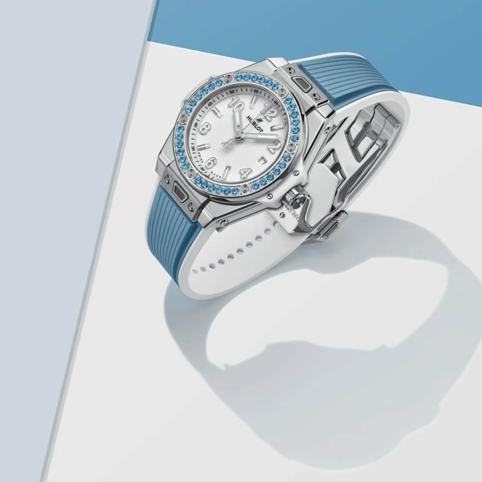 Hublot Big Bang One Click Joyful Steel Sky Blue 33mm