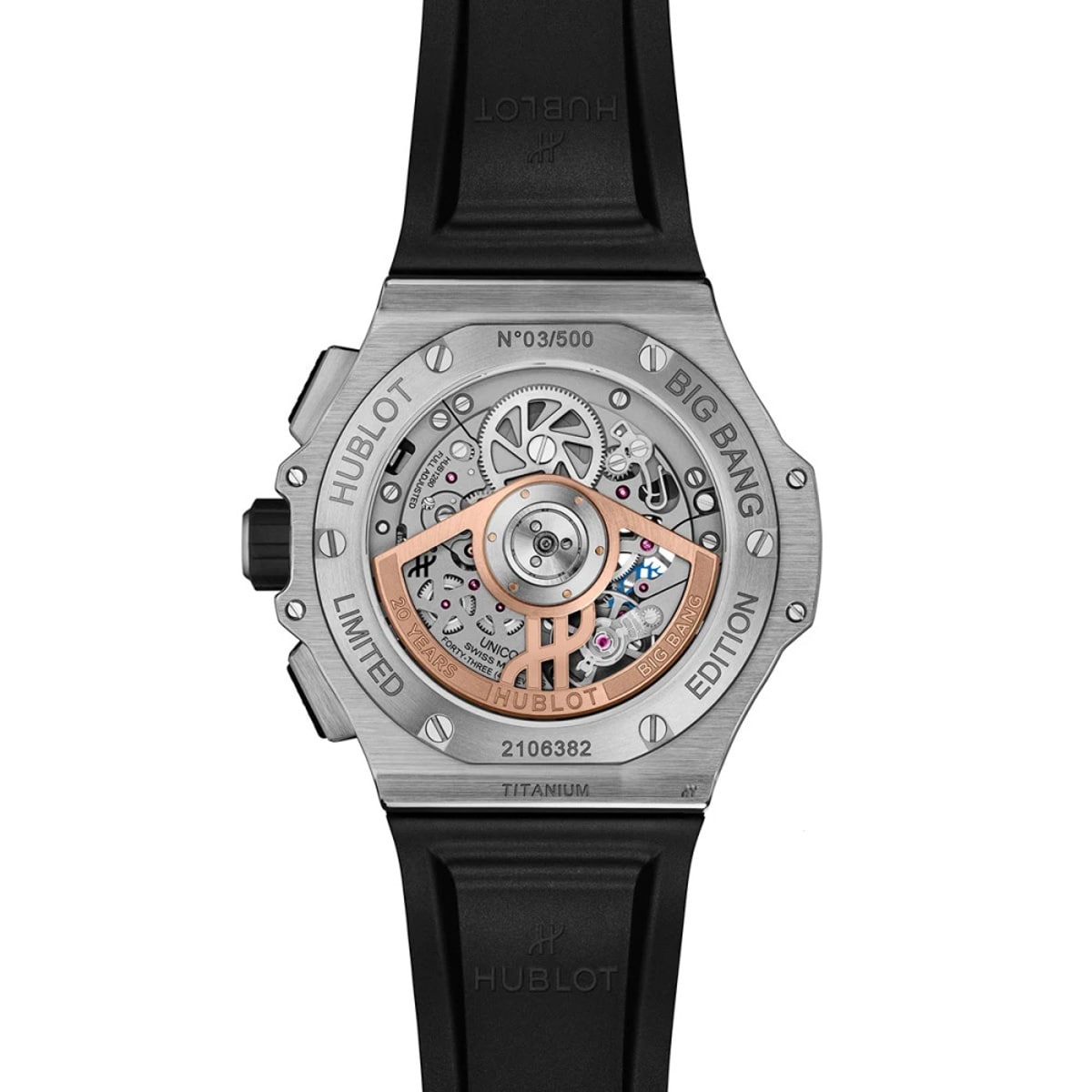 Hublot Big Bang 20th Anniversary Limited Edition 43mm Titanium Mens Watch Hublot Big Bang 20th Anniversary Limited Edition 43mm Titanium Mens Watch