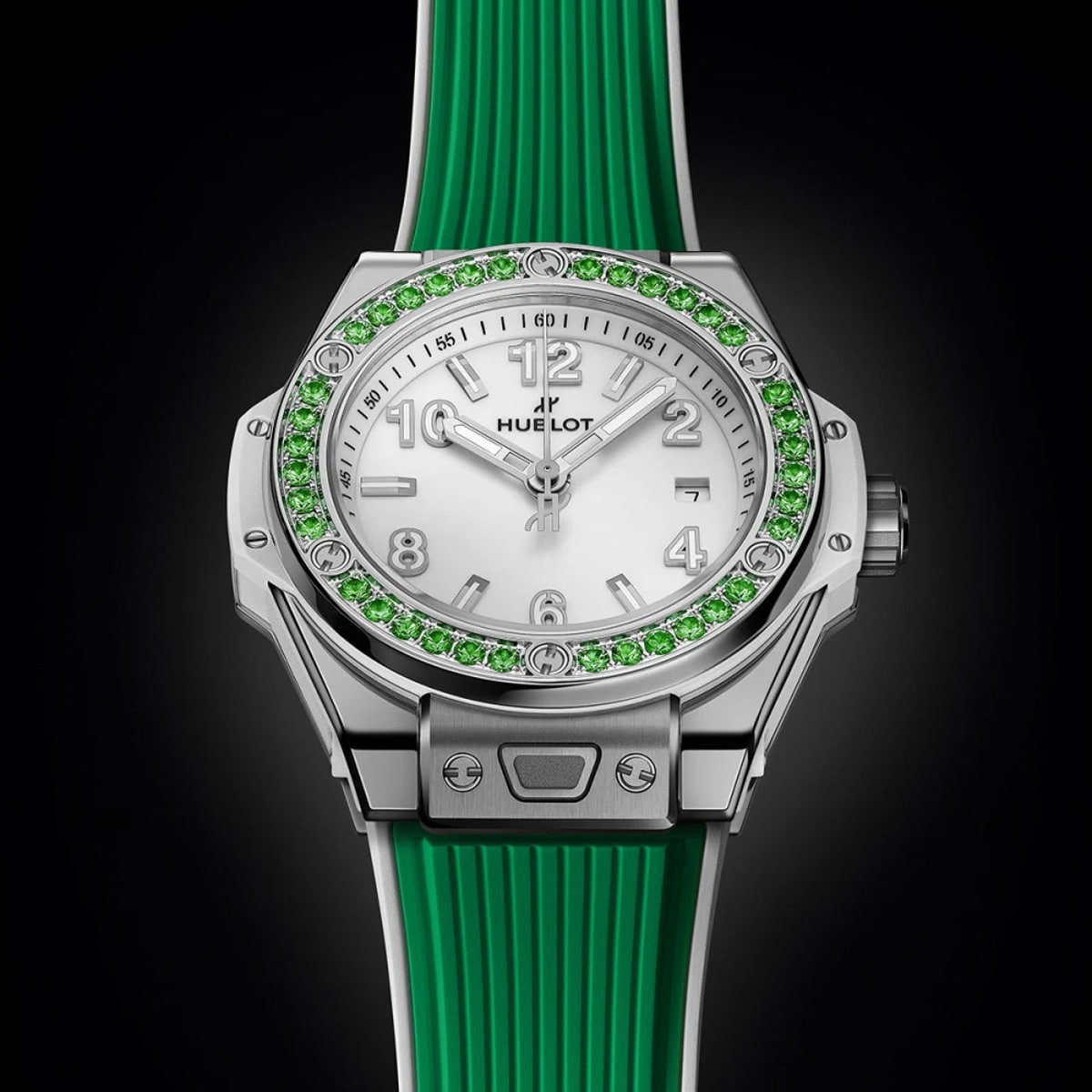 Hublot Big Bang One Click Joyful Steel Apple Green 33mm Hublot Big Bang One Click Joyful Steel Apple Green 33mm