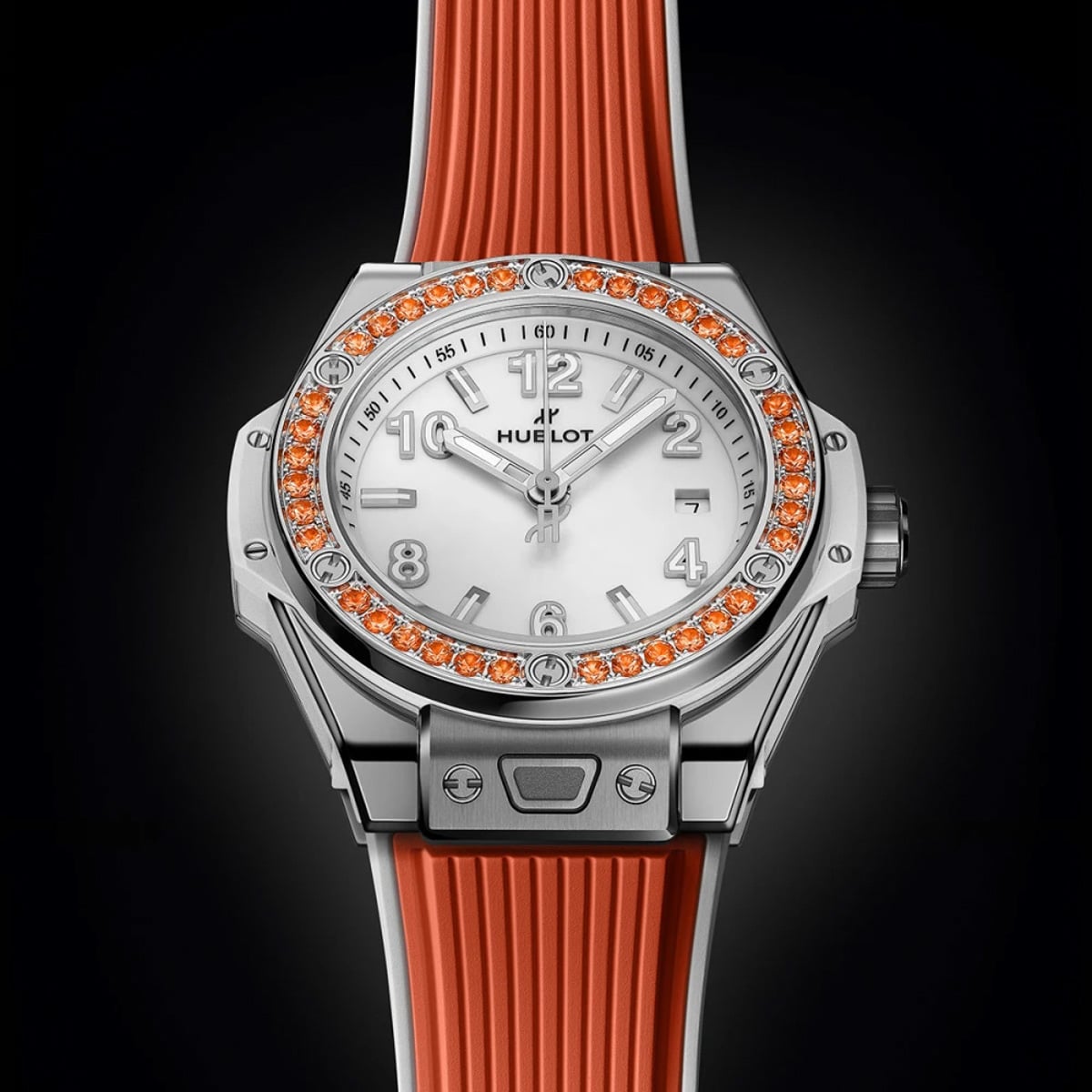 Hublot Big Bang One Click Joyful Steel Orange 33mm Hublot Big Bang One Click Joyful Steel Orange 33mm