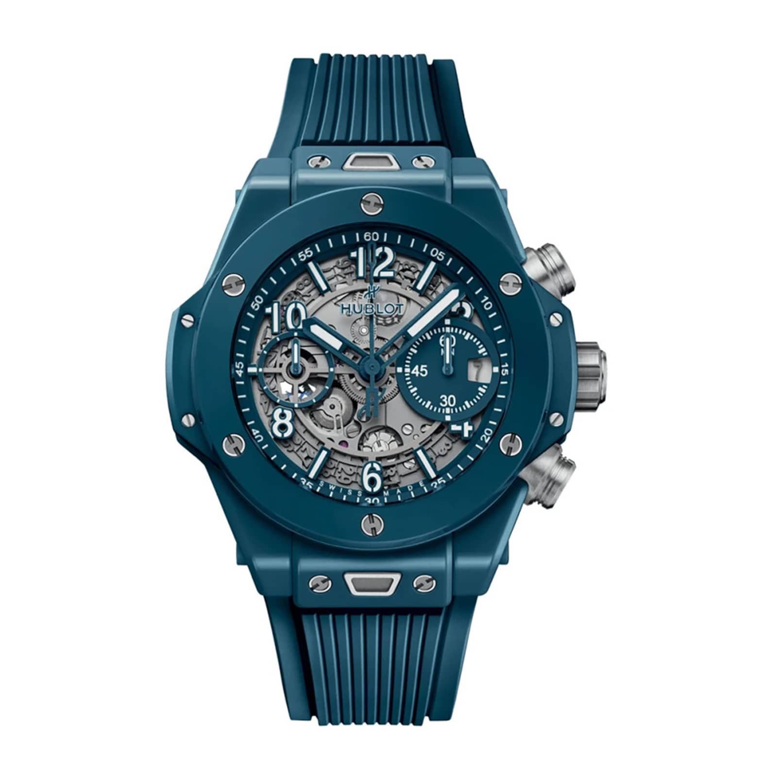 Hublot Big Bang Unico Petrol Blue Ceramic Watch 43mm