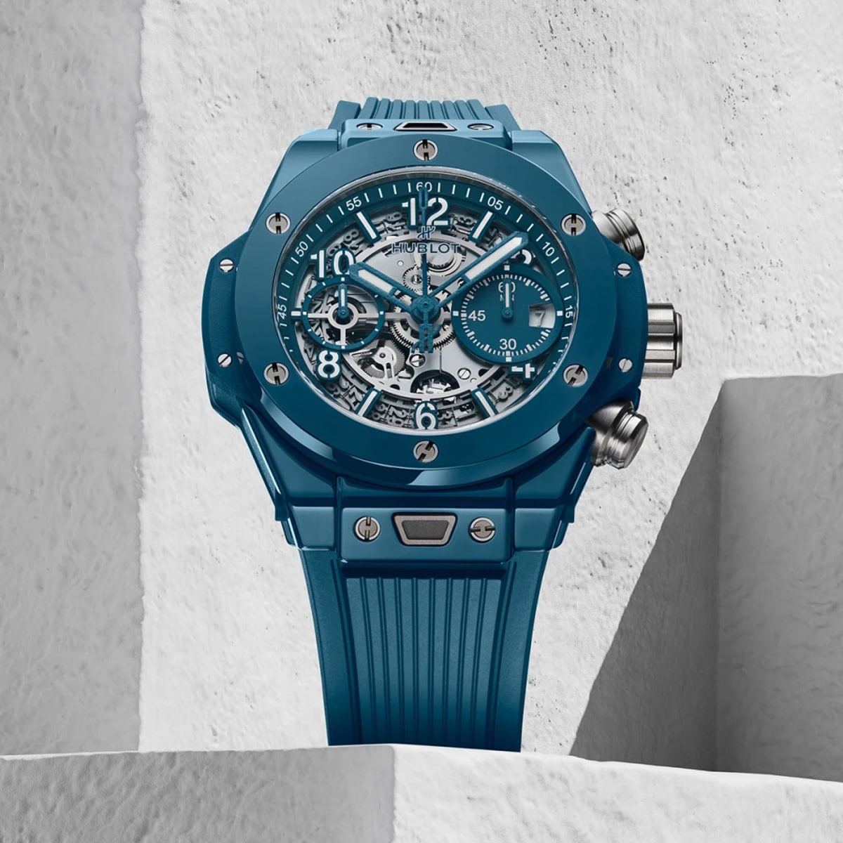 Hublot Big Bang Unico Petrol Blue Ceramic Watch 43mm Hublot Big Bang Unico Petrol Blue Ceramic Watch 43mm