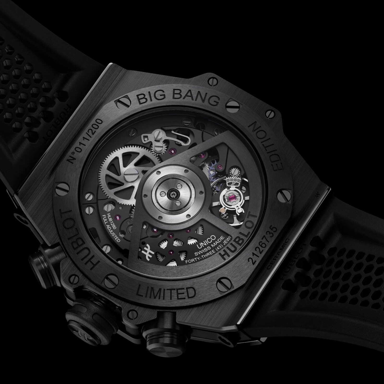 Hublot Big Bang Unico SR-A By Samuel Ross All Black 42mm Mens Watch