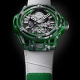 Hublot Big Bang Tourbillon Novak Djokovic Goat Edition 44mm Mens Watch Green