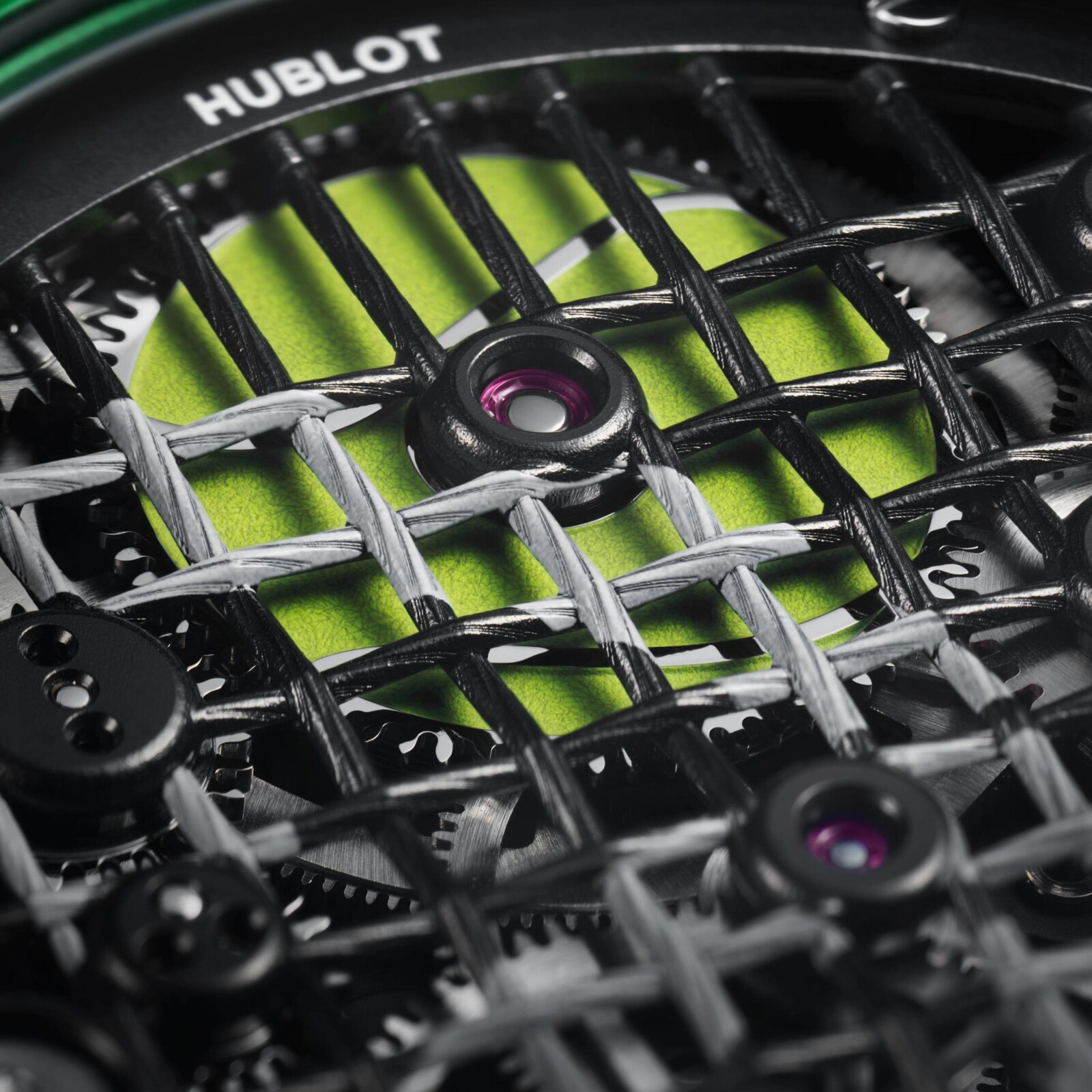 Hublot Big Bang Tourbillon Novak Djokovic Goat Edition 44mm Mens Watch Green